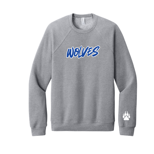 Worthington Kilbourne Wolves Script Crewneck Sweatshirt – School Spiritwear