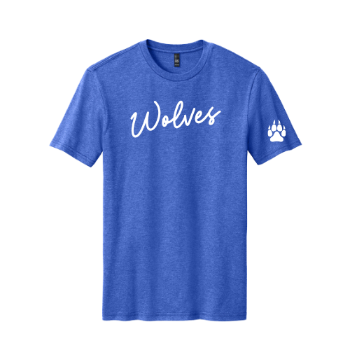 Worthington Kilbourne Wolves Royal Blue T-Shirt – Script Design Spiritwear