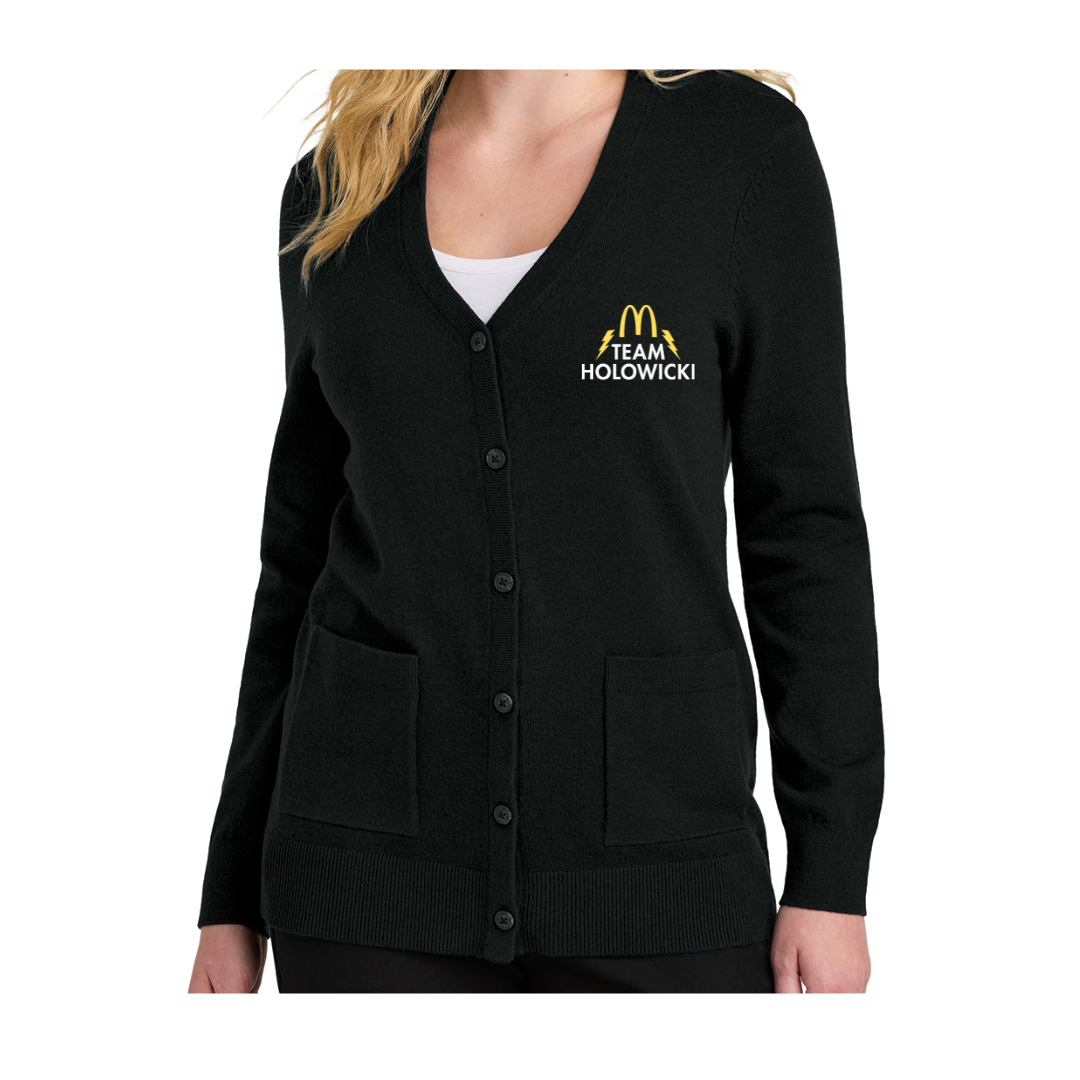 Team Holowicki Button Up Sweater