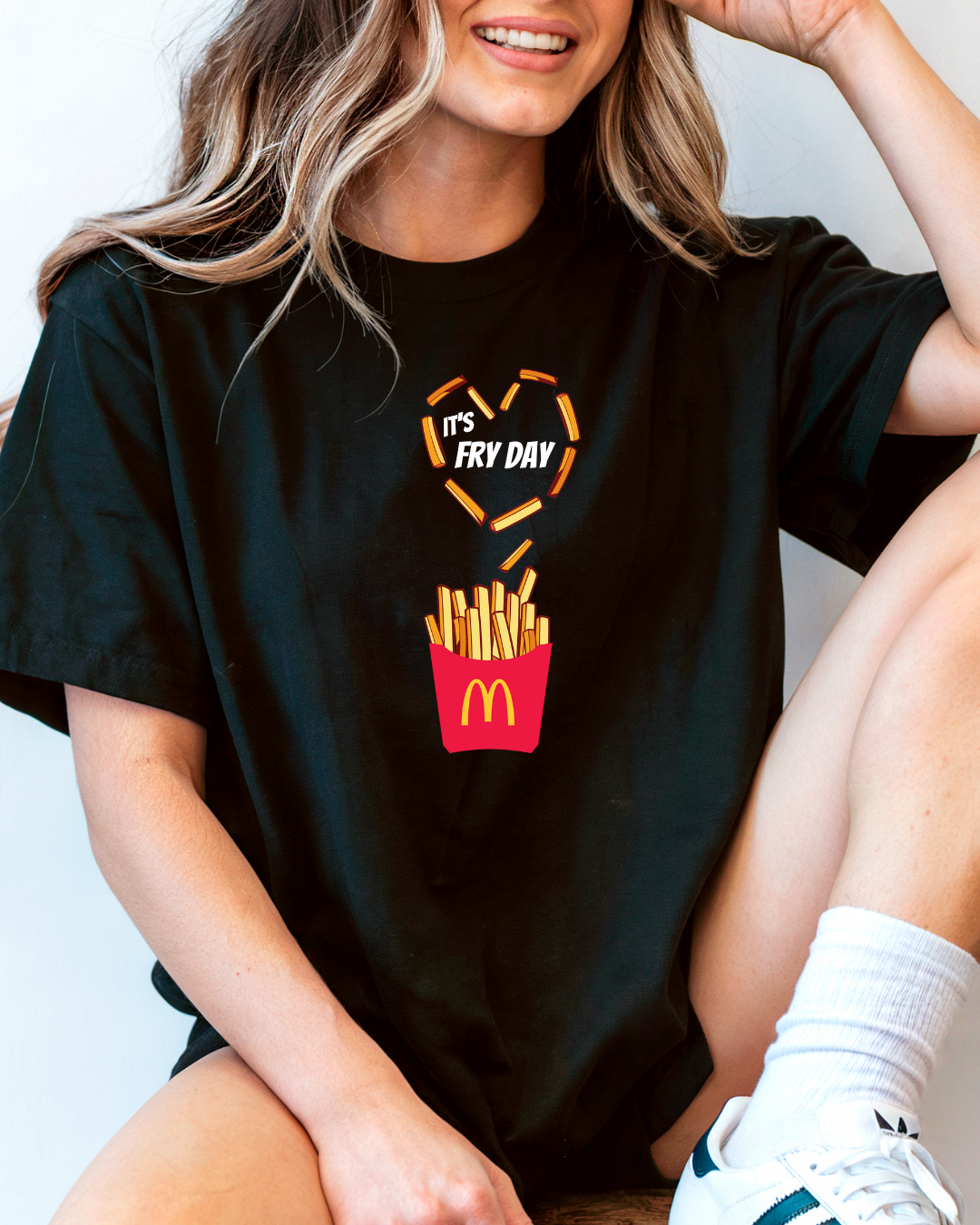 All You Need Is Fries – Heart Edition Tee