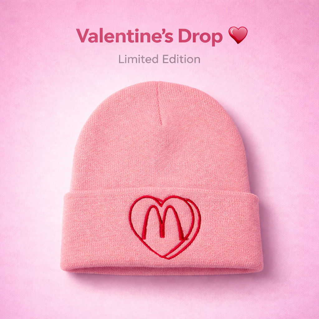 McDonald’s Valentine’s Day Beanie – Limited Edition Pink Knit Hat