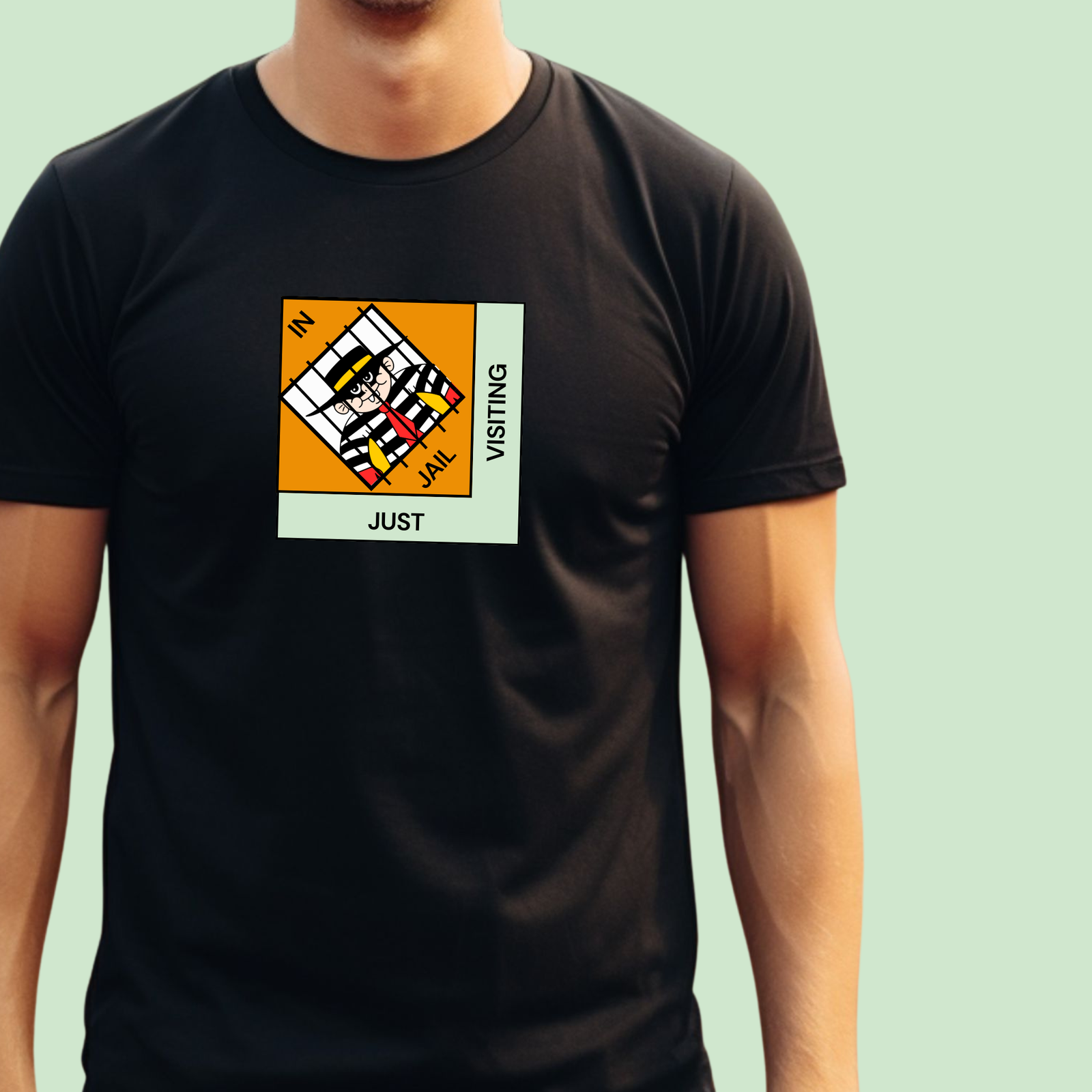 McDonald's Hamburglar Monopoly Jail T-Shirt