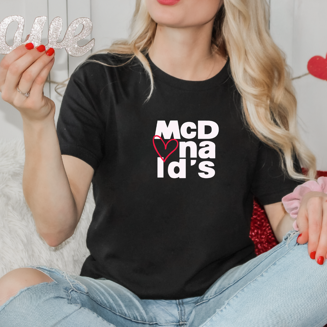 McDonalds Valentine's Day T-shirt