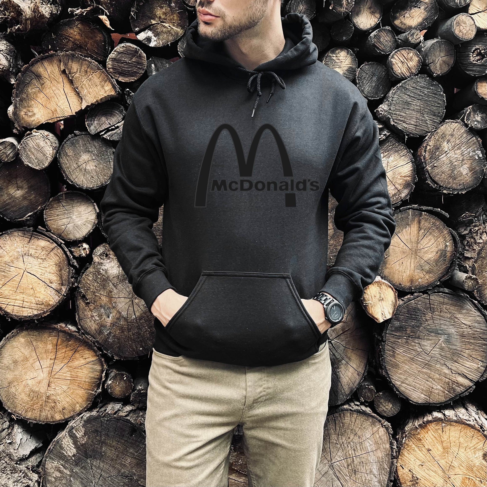 McDonalds Black on Black Sweatshirt