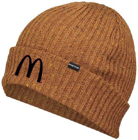 McDonald's Brown Tweed Beanie
