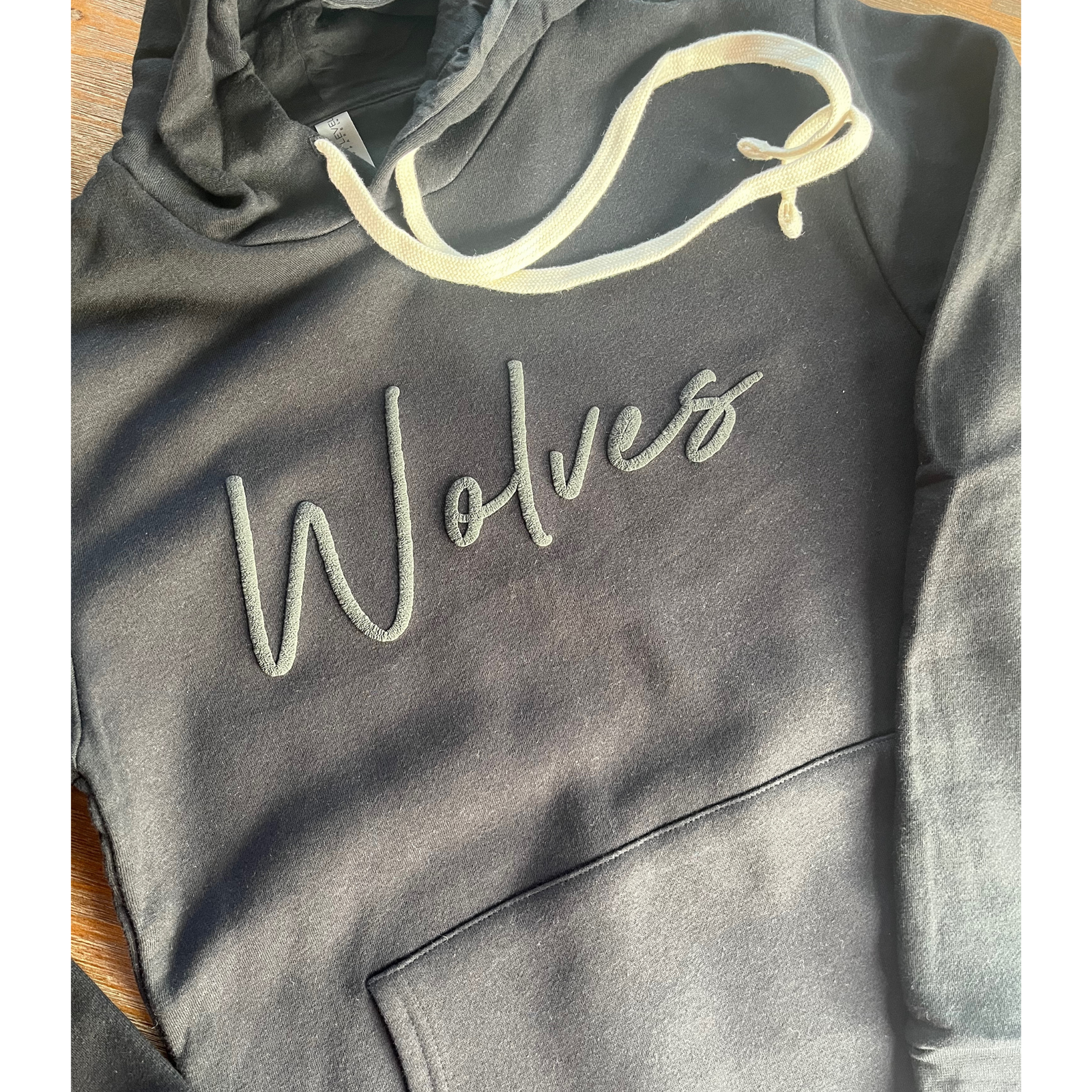 Custom School Name Sweatshirt – Puff Print Style