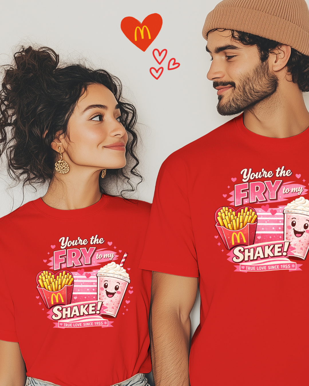 You’re the Fry to My Shake McDonald’s inspired Valentine t-shirt by Copper Lane