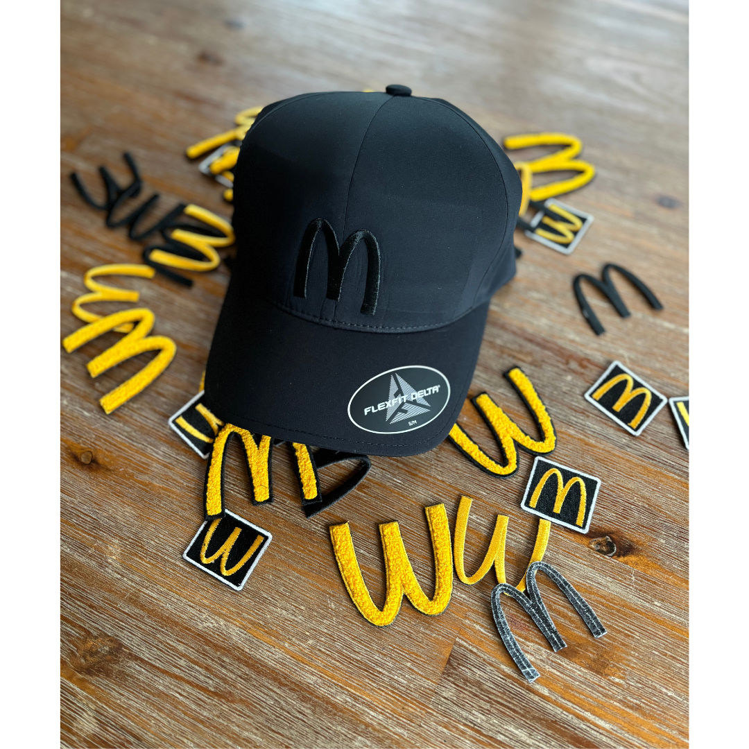 McDonalds Black on Black Hat