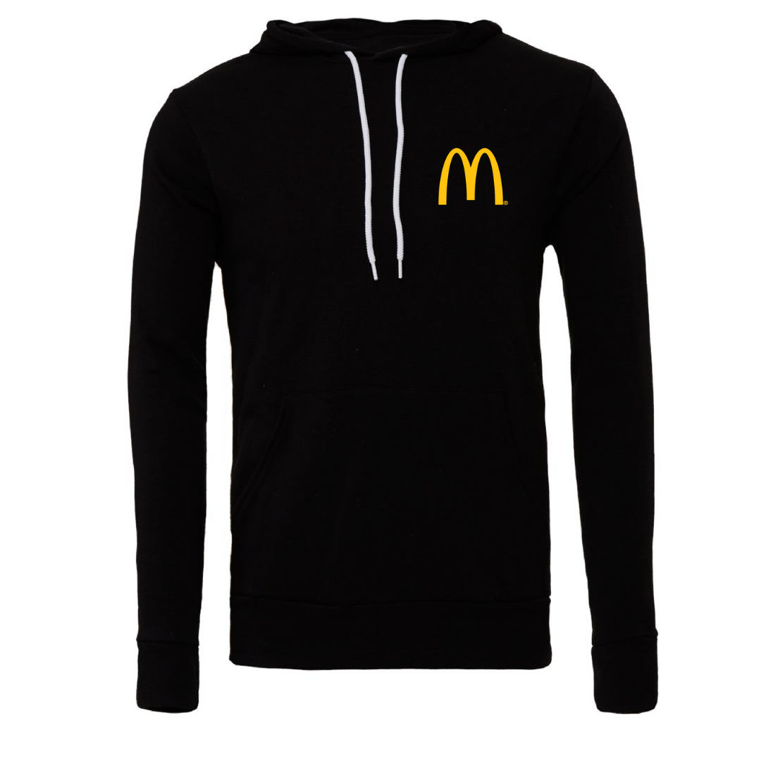 BABE, MCDONALDS? BLACK HOODIE S ブラック パーカー McDonald's Custom Work Shirt | Fast Local Printing – Copper