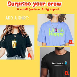Crew Swag Bag – Tote & T-Shirt Bundle for McDonald’s Teams