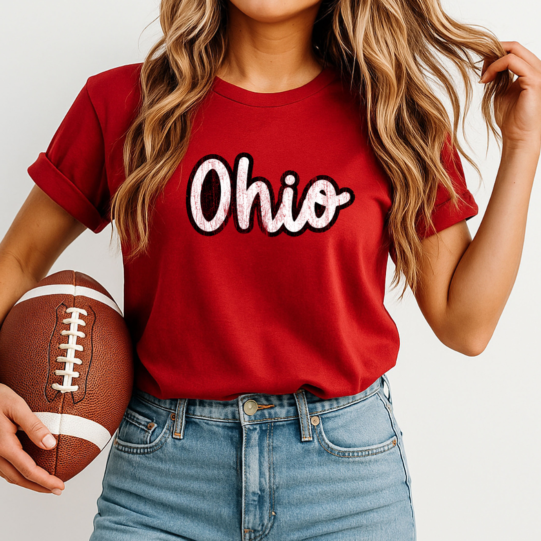 Ohio Distressed Vintage T-shirt