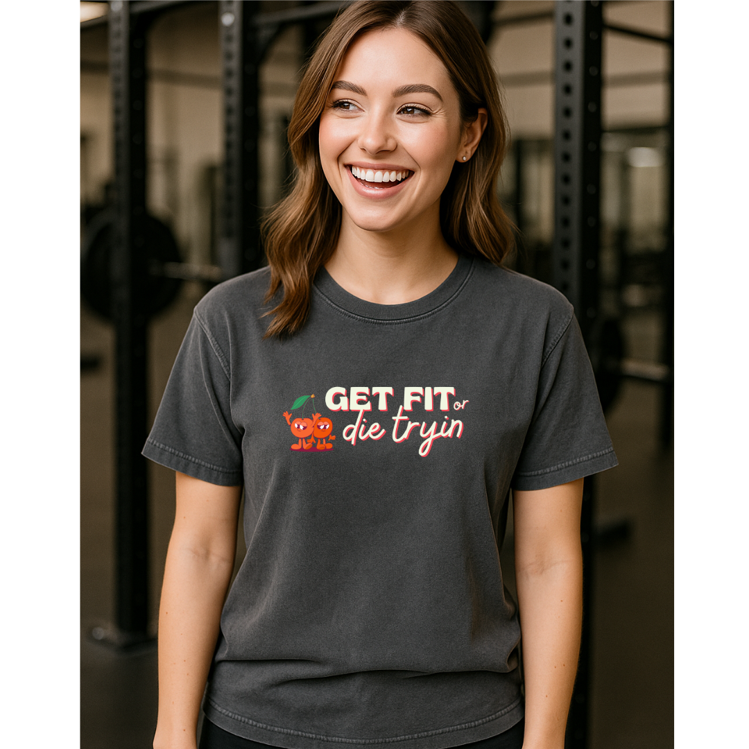 Get Fit or Die Tryin Cropped Tshirt