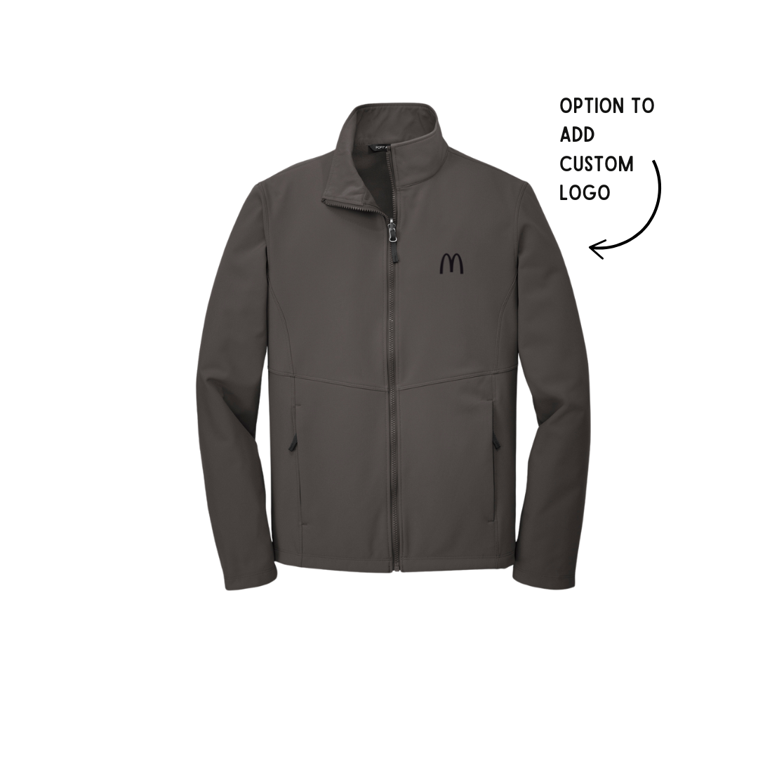 McDonalds Soft Shell Zip Up Jacket