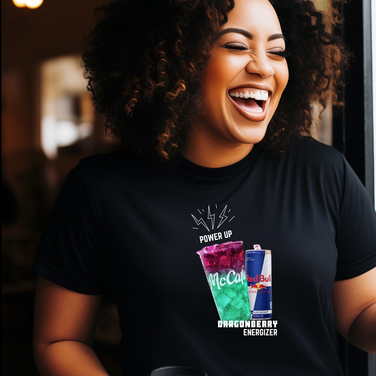 McDonald's McCafé Power Up Dragonberry Energizer T-Shirt