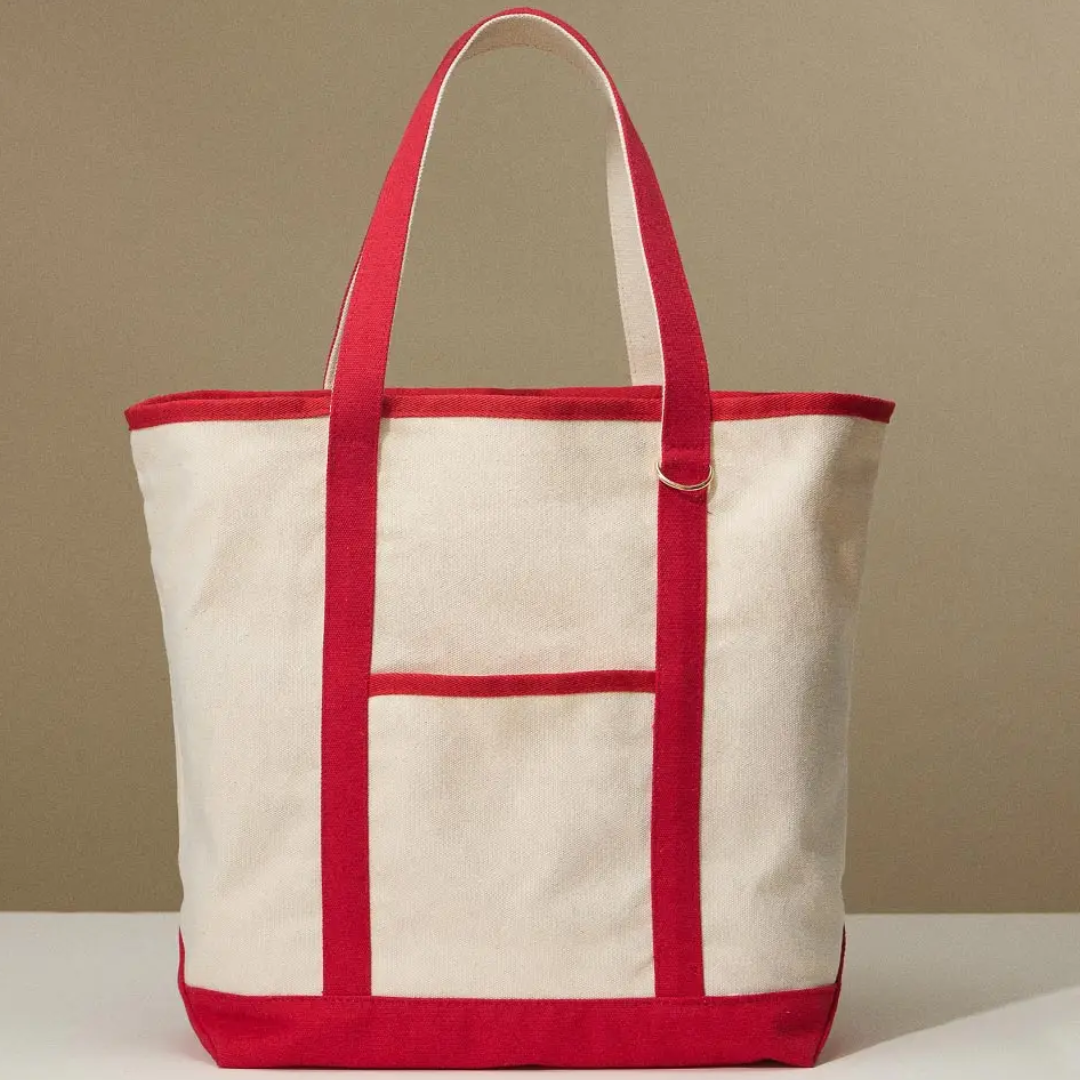 Custom Logo Tote Bag – Personalized Canvas Totes for Events 10 pack for $19.99 each