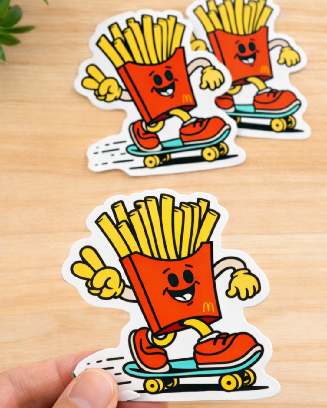 McDonald’s Retro Fries Skateboard Sticker Packs