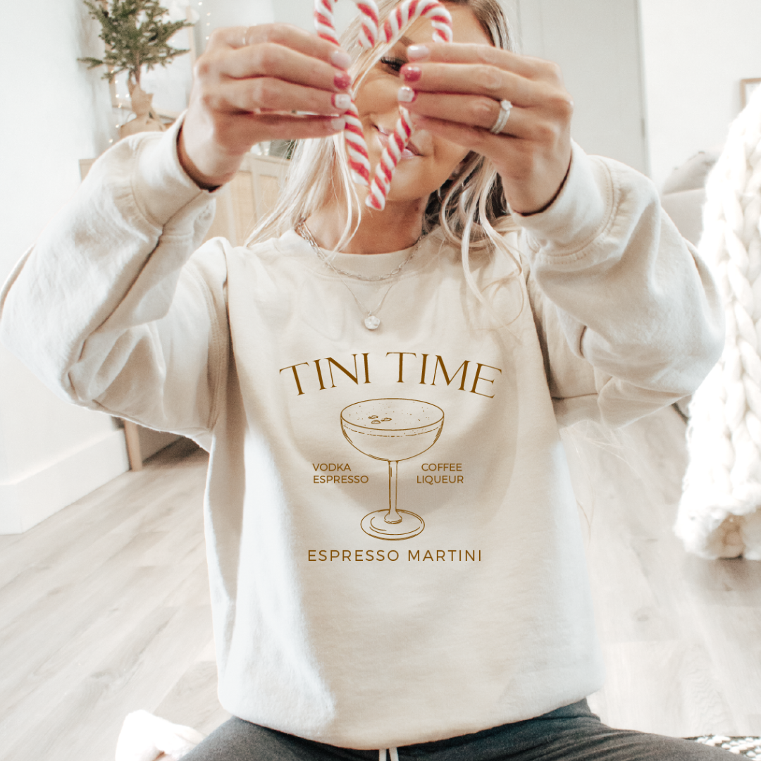 Tini Time Martini Sweatshirt