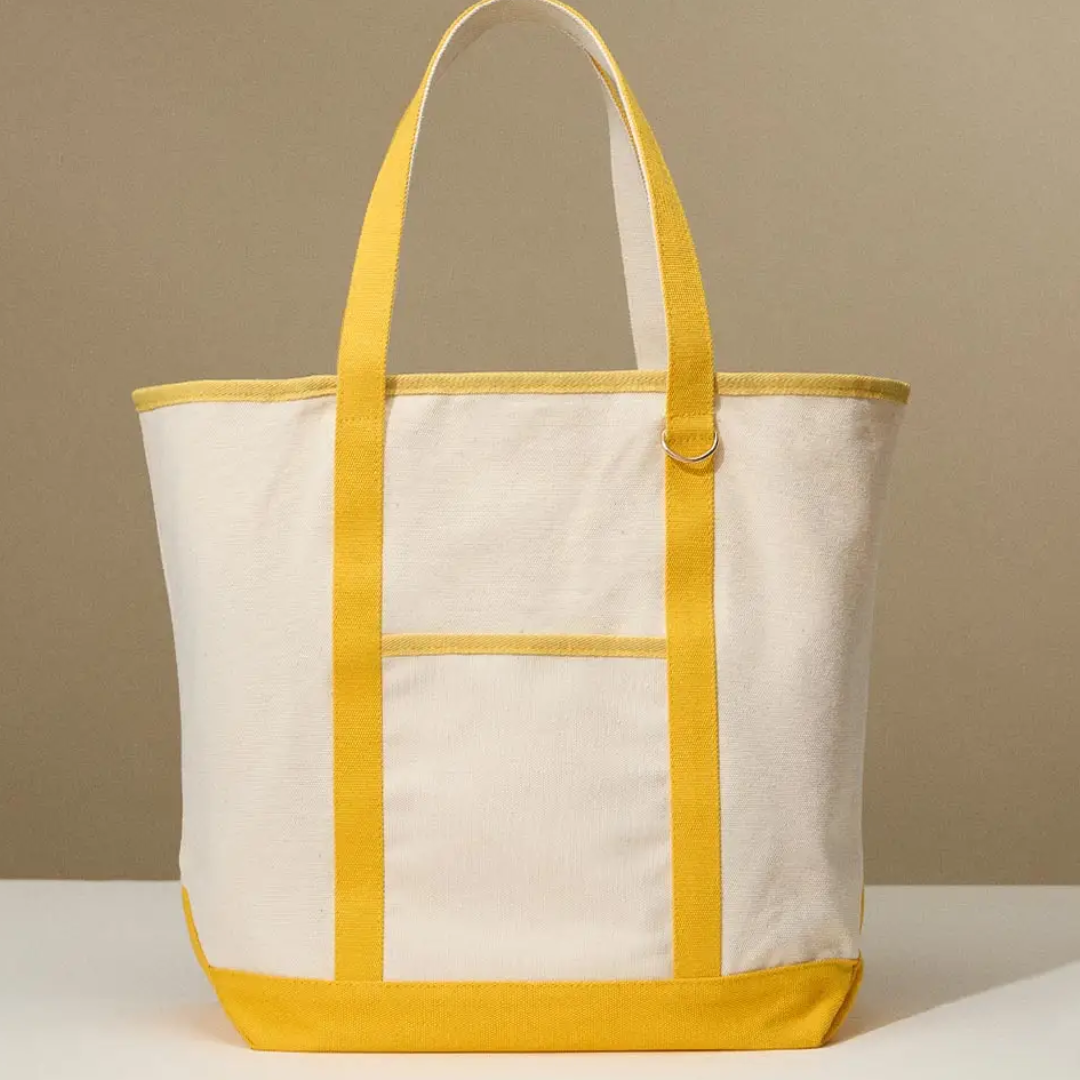 Custom Logo Tote Bag – Personalized Canvas Totes for Events 10 pack for $19.99 each