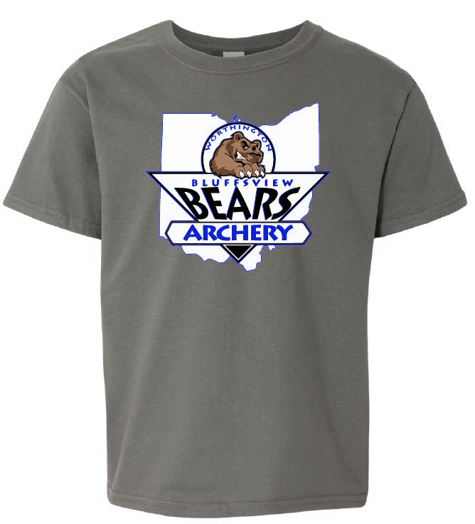 Bluffview Archery T-Shirt- For archery members.