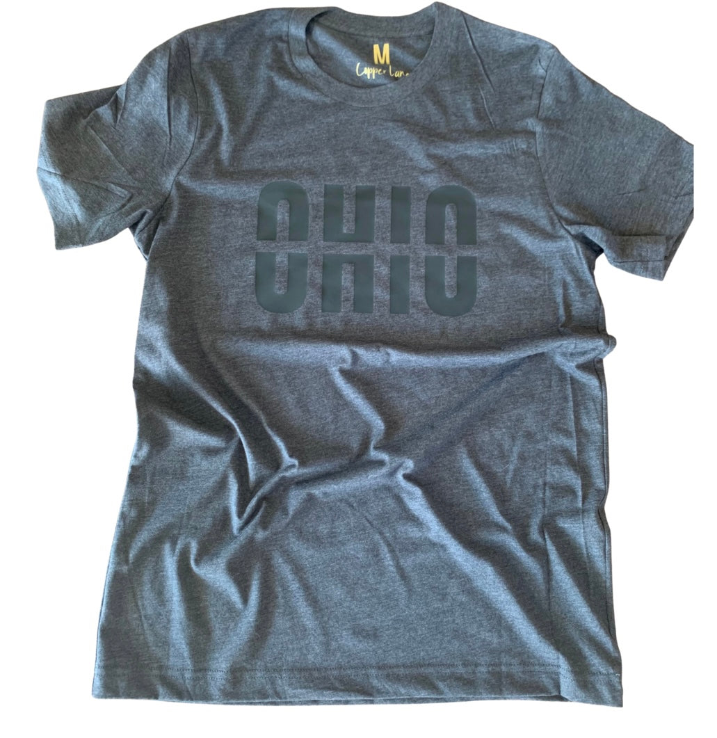 OHIO Charcoal and Black T-shirt