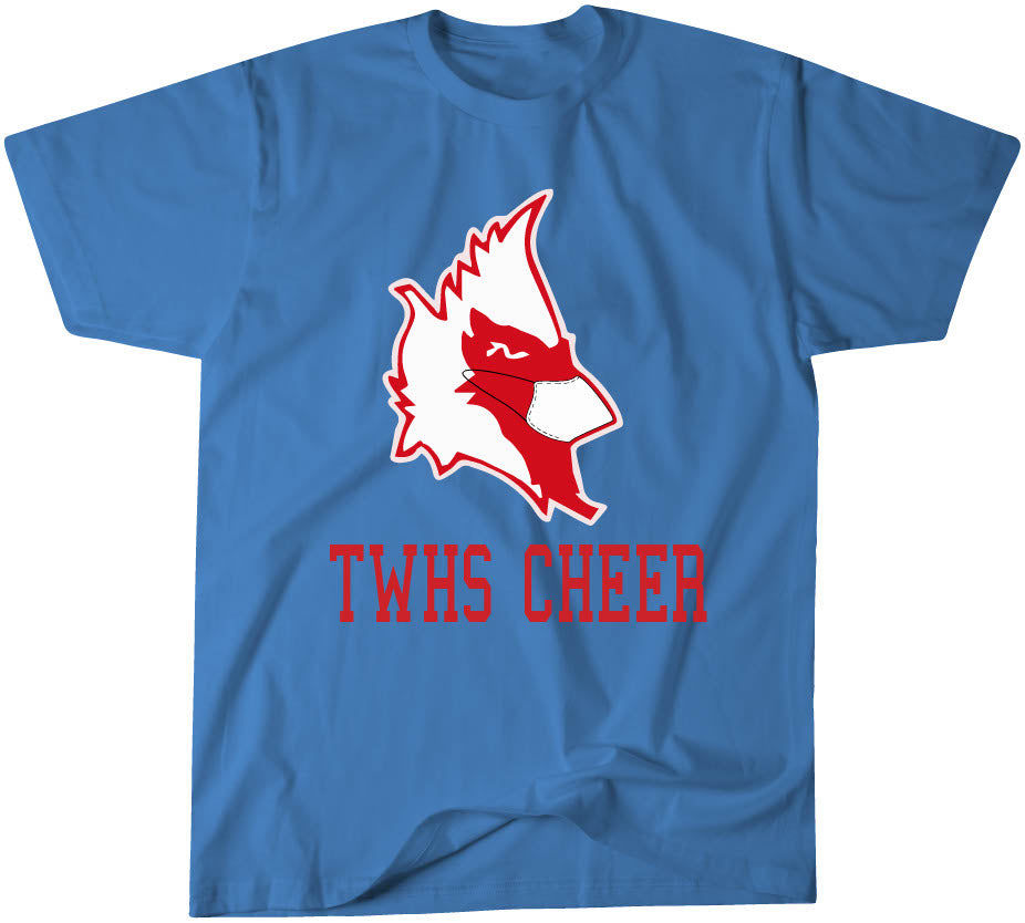 TWHS Cardinal Mask Shirt