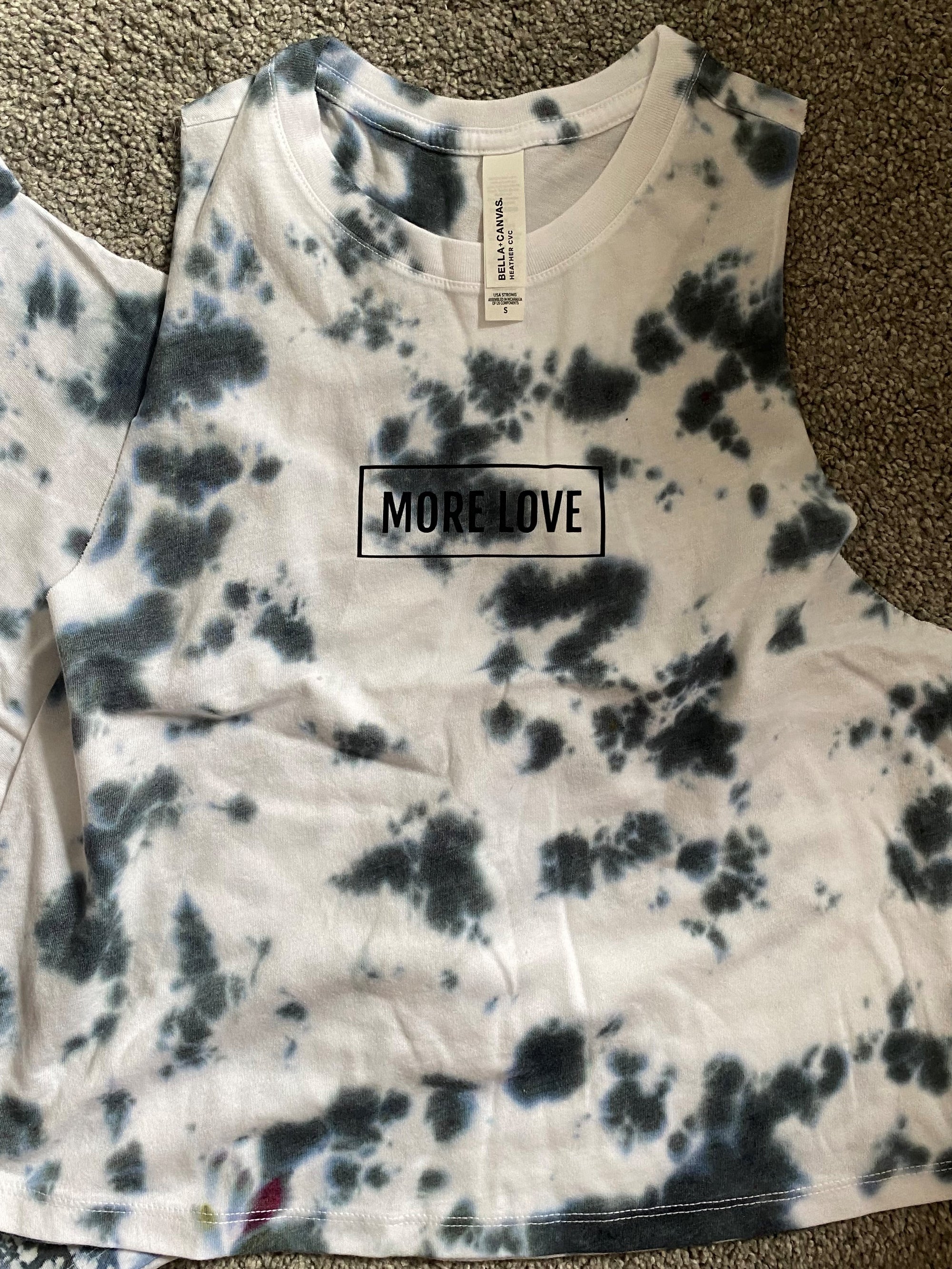 More Love Black Tie Dye