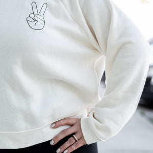 Peace Sign Sweatshirt