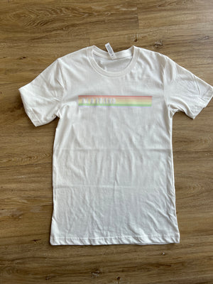 Friendship Vintage white Rainbow T-shirt