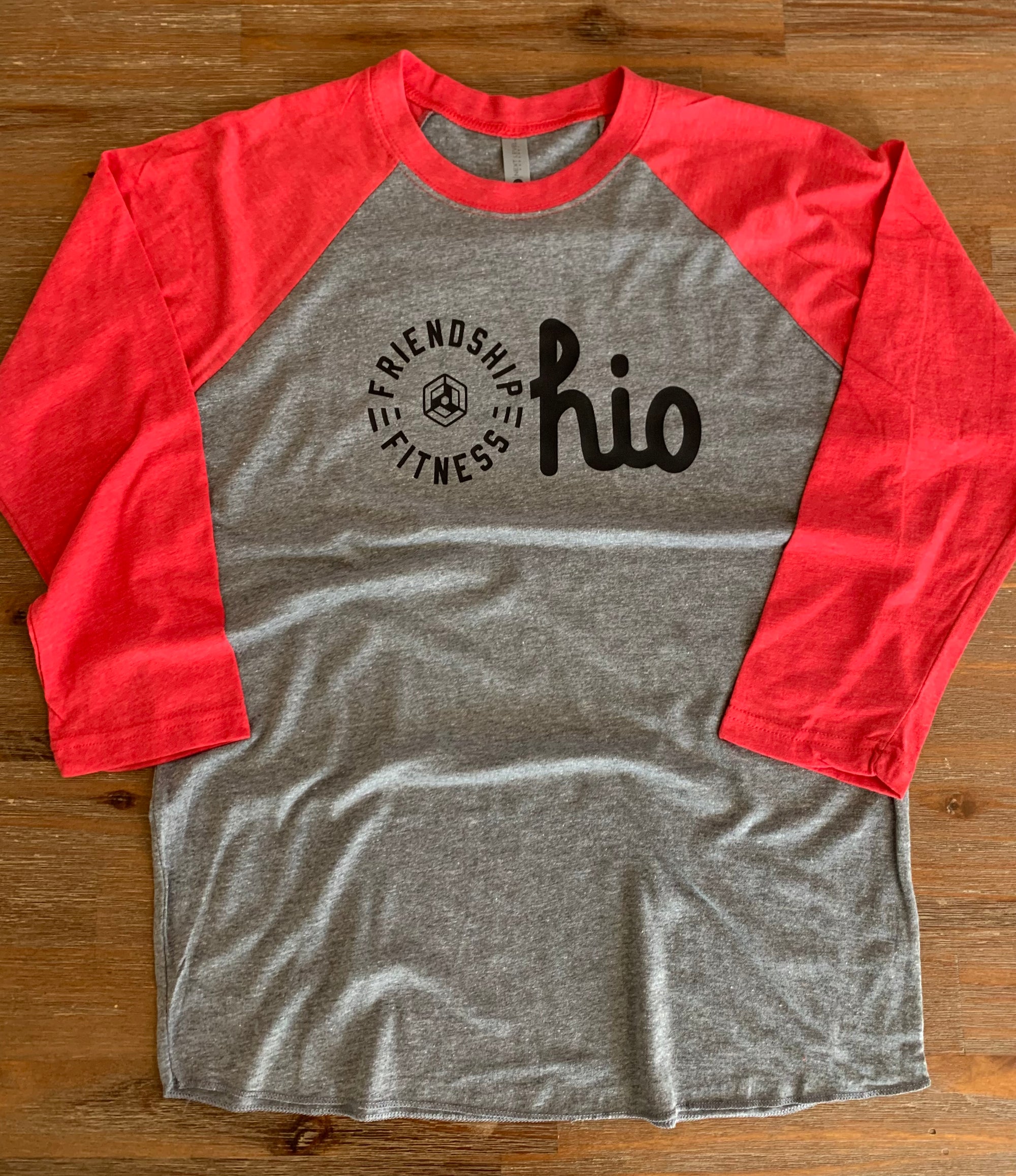 Friendship Red and Grey Ohio 3/4 T-Shirt