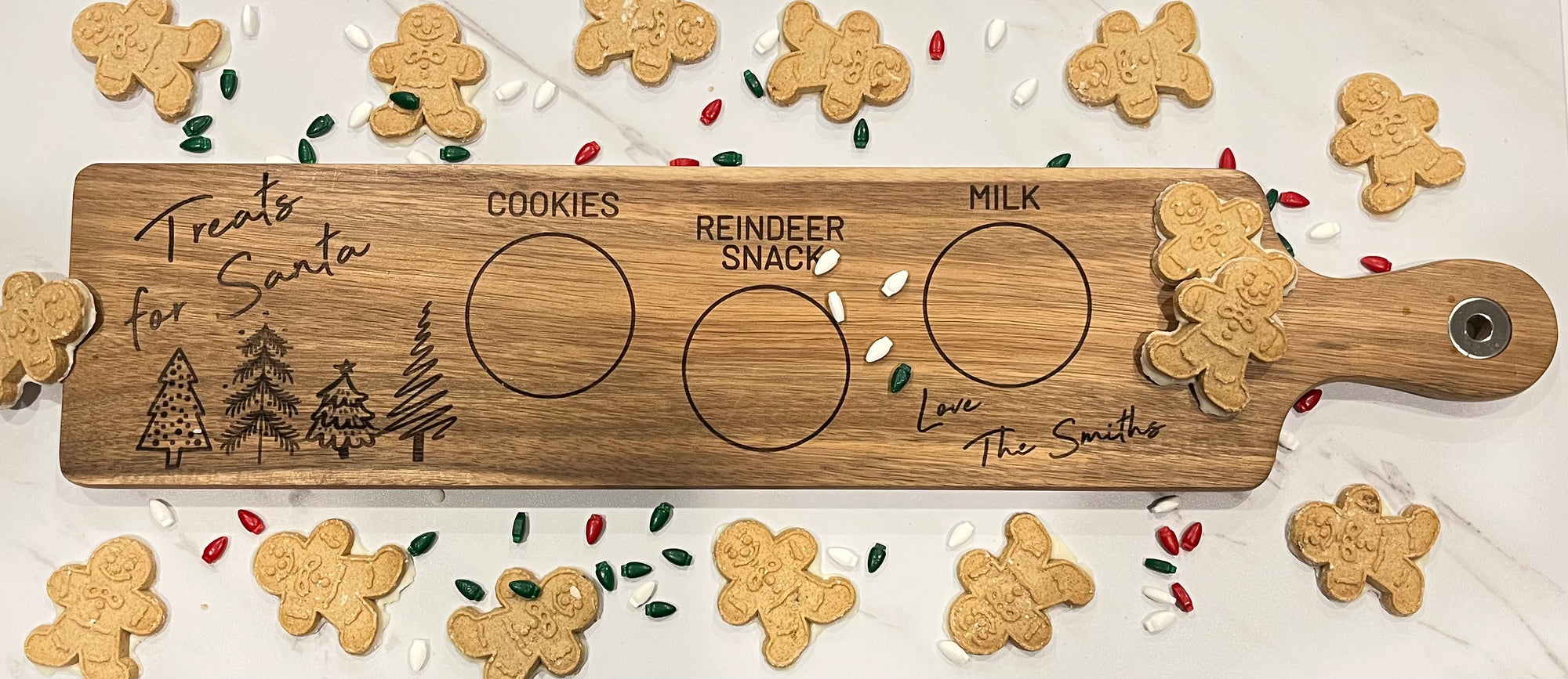 Santa Cookie Board