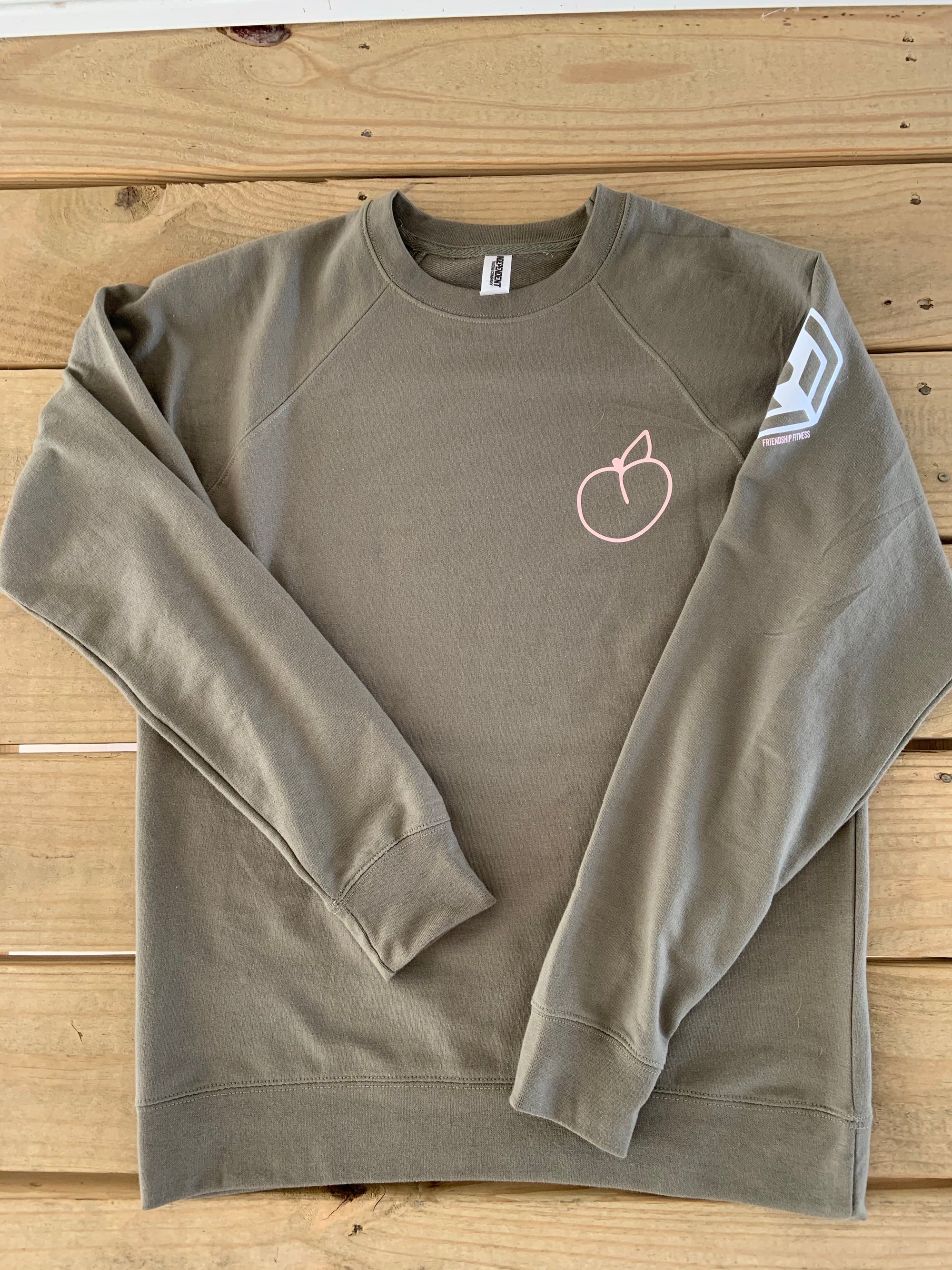 Green Peachy Sweatshirt