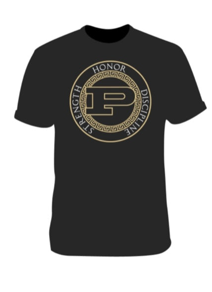 Spartan Gold Crest T-Shirt and Sweatshirt